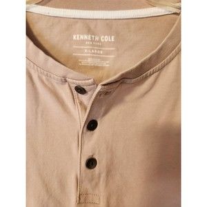 Kenneth Cole men's short sleeve henley